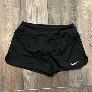 Nike dri-fit small black athletic shorts. Built in underwear